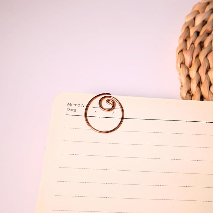 Personalized Initial Copper Bookmark, Set of 5, Handmade Copper Gift for Her, Him, Couple on Birthday, Wedding Anniversary, Alphabet Bookmark (O)