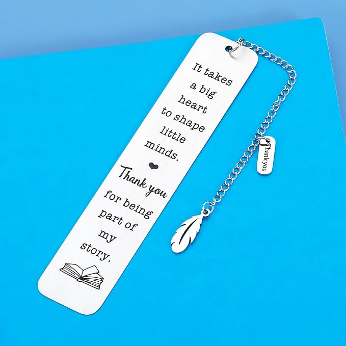 Teacher Appreciation Gifts for Women Men Teacher Bookmark Teachers Day Thank You Gifts for Teacher Graduation Thanksgiving Christmas Birthday Teacher Gifts for Women