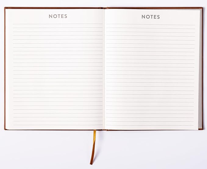 Eccolo 2025 Large Agenda Planner, 12 Month, Yearly, Monthly & Weekly Pages, Habit & Gratitude Tracker (Hardcover - 8 x 10")