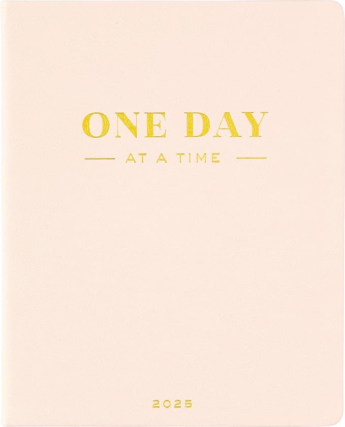 Eccolo 2025 Large Agenda Planner, 12 Month, Yearly, Monthly & Weekly Pages, Habit & Gratitude Tracker (Flexicover - 8 x 10")