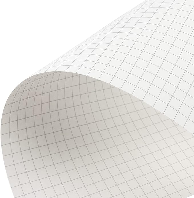 JAPCHET 800 Sheets A5 Grid Refill Paper, A5 Refill Paper Squared Planner Insert 6 Hole Punched for 5.8 x 8.25 Inch Notebook, 800 Sheets/ 1600 Pages