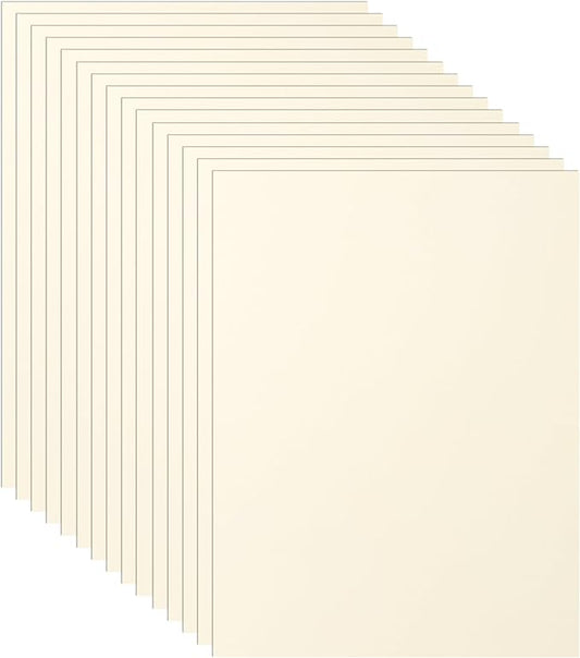 40 Sheets Cream Cardstock 8.5 x 11 Off White Paper, 200gsm Premium Craft Paper Card Stock for DIY Cards Making, Wedding Invitations, Greeting Card, Bussine Cards, Menus, Birthday