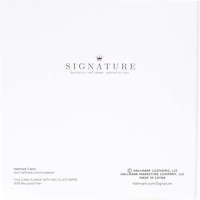 Hallmark Signature Wedding Card (A Perfect Fit)