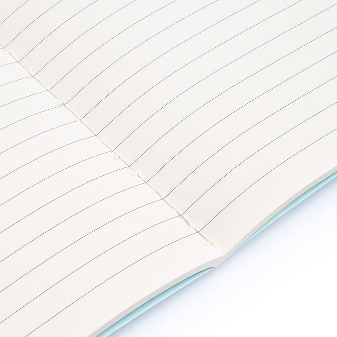Simply Genius A5 Notebooks for Work, Travel, Business, School & More - College Ruled Notebook - Softcover Journals for Women & Men - Lined Note Books with 92 pages, 5.5" x 8.3" (Light Blue, 30 pack)