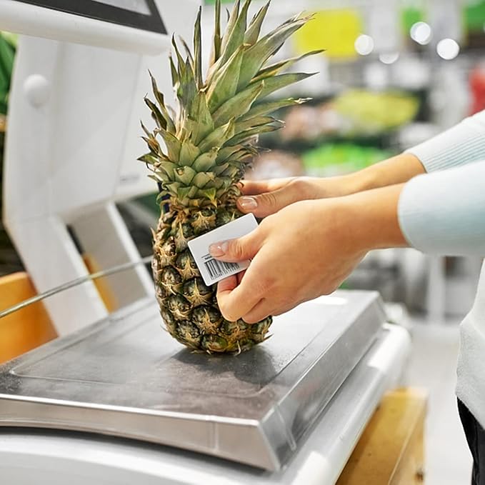 Hybsk 2.25x1.25 inch Direct Thermal Labels for Barcodes, Address, Compatible with Rollo Label Printer & Zebra Desktop Printers (2.25"x1.25",2 Rolls White)