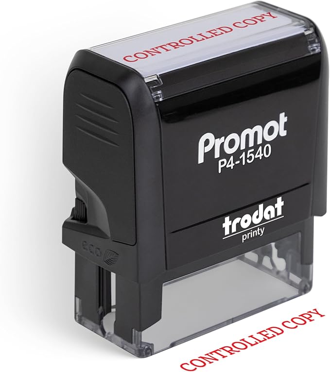 Promot Controlled Copy - Self Inking Rubber Stamp - Ink Stamps