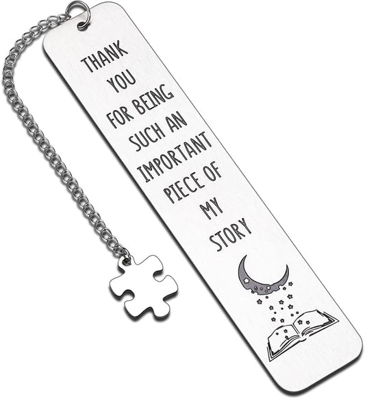 Thank You Gifts for Women Men Bookmarks for Book Lovers Employee Appreciation Gifts for Coworkers Boss Male Teacher Gifts Valentine Christmas Metal Bookmark Gifts for Readers Retired Office Bulk Gifts
