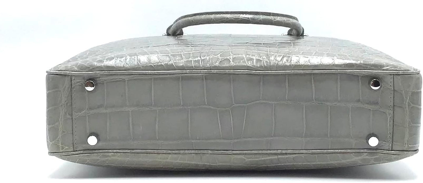 Masami Handmade Genuine Crocodile Leather Business Bag, Briefcase, Japanese brand, Leather bag
