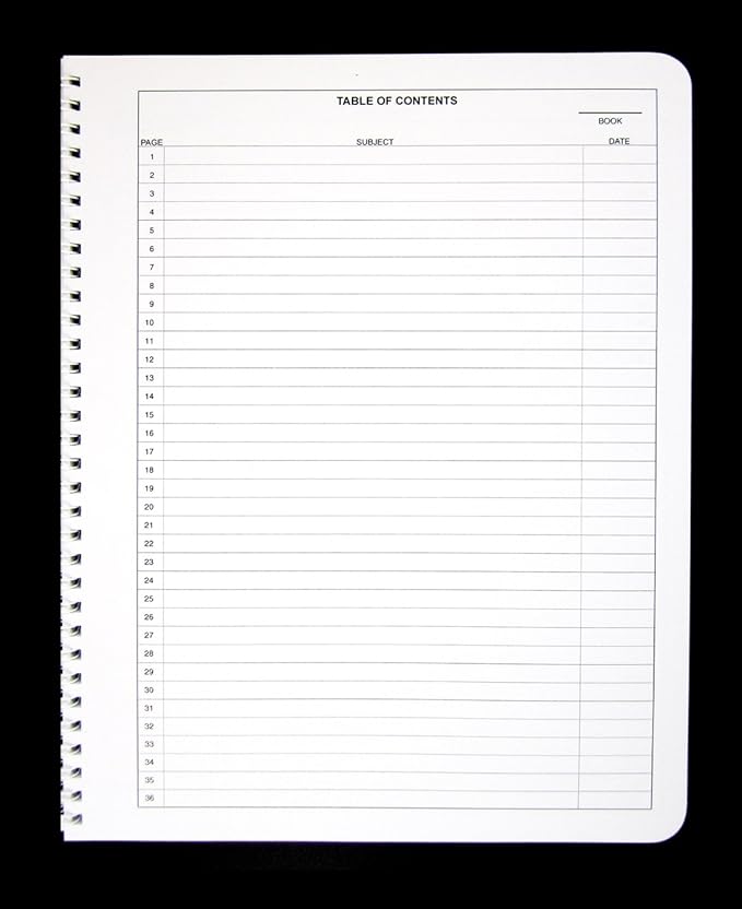 BookFactory Student Lab Notebook (Scientific Grid Format) - Standard No Carbon Copies 8.5" x 11", 150 Pages [Wire-O Bound] (LAB-150-WTG)