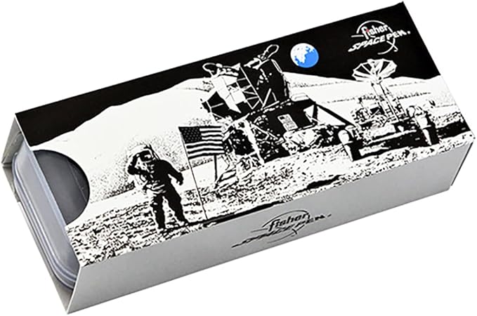 Fisher Space Pen Bullet Pen, Ballpoint, Black Ink, Gold Lacquered Brass, Gift Box