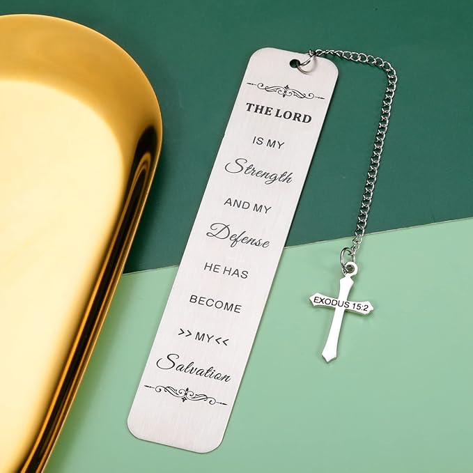 Inspirational Christian Bookmark Gifts for Women Men Bible Verse Bookmarks Book Lover Religious Gift for Girl Bookworms Birthday Easter Christmas Baptism Church Bulk Gifts