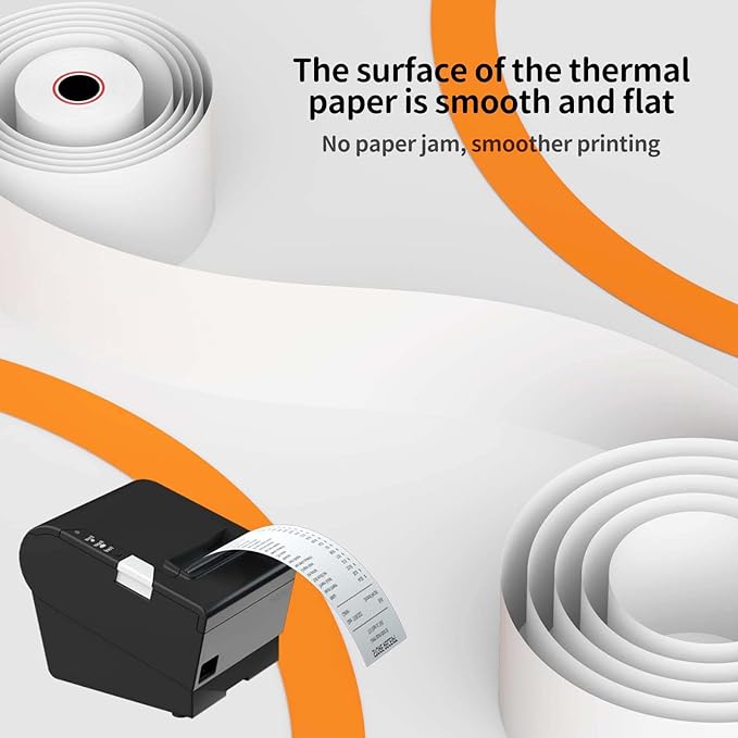 2 1/4'' x 85' Thermal Receipt Paper, 100 Rolls