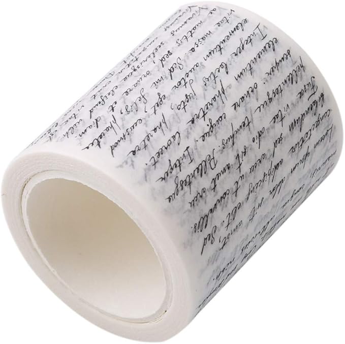 LIUCM Washi Tape Masking School Supply Scrapbooking Wide Tape Adhesive Vintage Tape(style7)
