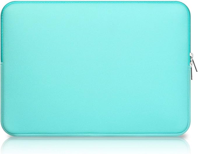 13" 14" Laptop Sleeve Case Bag Compatible with 13-14 Inch MacBook Air/MacBook Pro, MacBook Sleeve, Microsoft Surface Sleeve,14" Hp Dell Lenovo Laptop Sleeve Neoprene in Turquoise