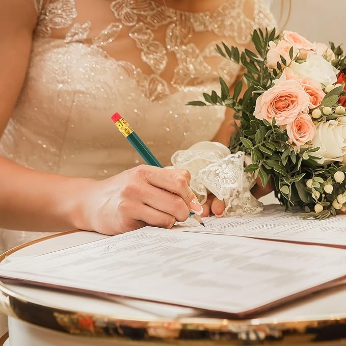 Chivao 288 Pieces Golf Mini Pencils Bulk with Eraser #2 HB Golf Short Pre Sharpened Pencils for Party Favors Office Supplies 4 Inch(Deep Green)