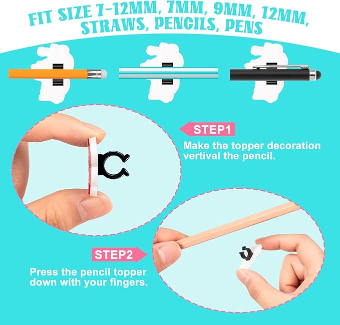 WDAHDHP Nurse Pencil Clips for Kids, 50Pcs Different Pencil Clips Topper, Cute Pencil Charms for Nursing School Students Medical Decor Nurse Week Nurse Day