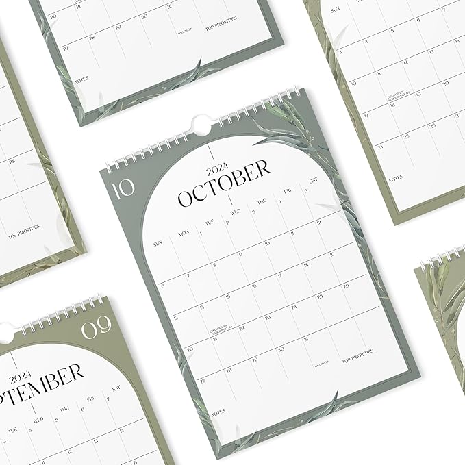 Calendar 2024-2025 - Vertical 11x17 2024 Wall Calendar Runs Until December 2025 - Easy Planning with the Aesthetic Wall Calendar 2024-2025 Monthly - Karto - Boho Greenery
