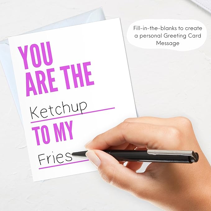 Aly Lou Fill-in-the-Blank Cards, 20 Pieces, Wedding, Anniversary, Birthday, Thank You