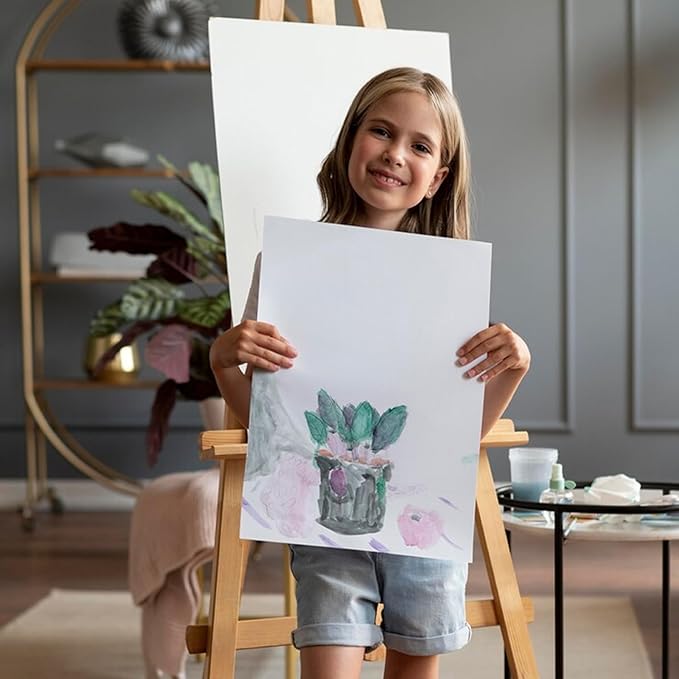 50Pcs White Poster Board,14x18 White Poster Paper Blank Graphic Display Board Poster Board Bulk for School Arts,Classroom Crafts