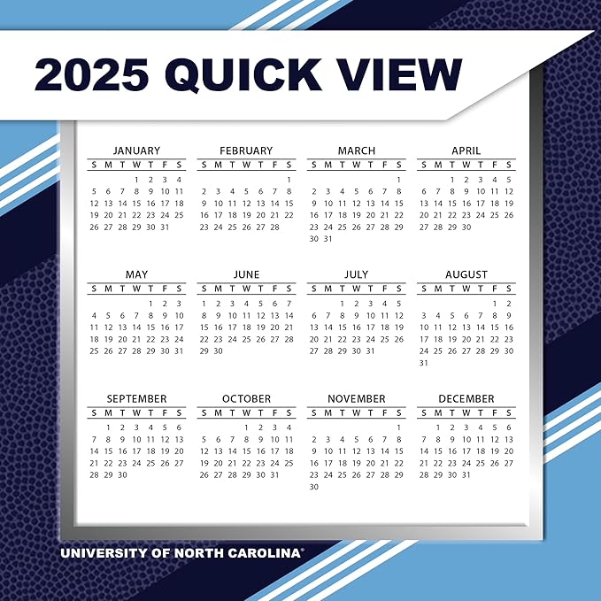 Turner Sports UNC Tar Heels 2025 Box Calendar (25998053116)