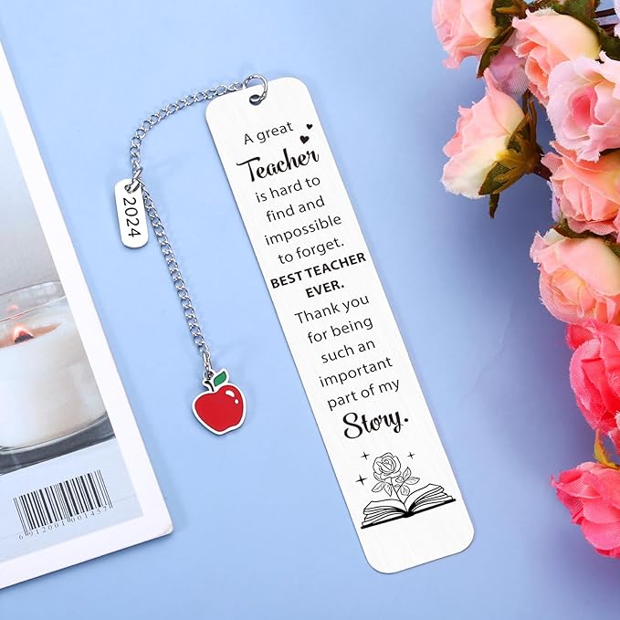 Teacher End of The Year Gifts for Women Christmas Gifts for Teacher Appreciation Gifts in Bulk Teacher Must Haves Thank You Bookmark Birthday Christmas Valentines Day Gifts