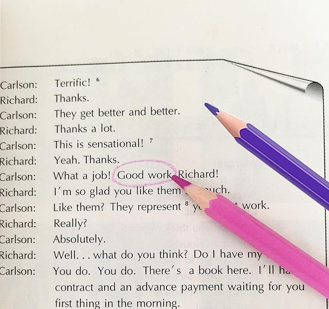 Adhere 25pcs Checking Pencils Erasable colored Pencils Pre-Sharpened #2 HB,for Checking Tests Grading Map Coloring,including a Free sharpener. (Pink 13pcs + Purple 12pcs)