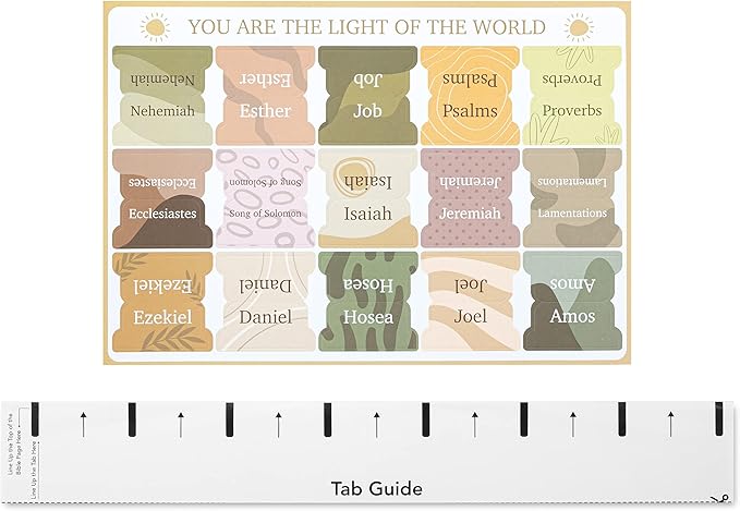 Mr. Pen- Bible Tabs, 75 Tabs, Laminated Bible Tabs for Women and Men, Bible Tabs for Study Bible, Bible Index Tabs, Bible Book Tabs, Bible Labels Tabs, Mr Pen Bible Tabs