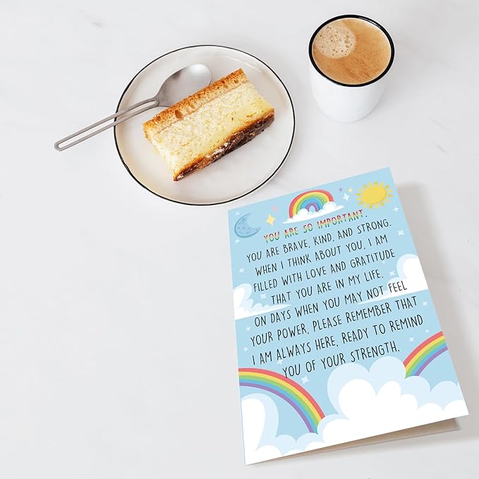 Chenive Encouragement Card for Women Men, Thinking of Card, Motivational Card, Emotional Support Card, Friendship Card, You are So Important I Am Always Here