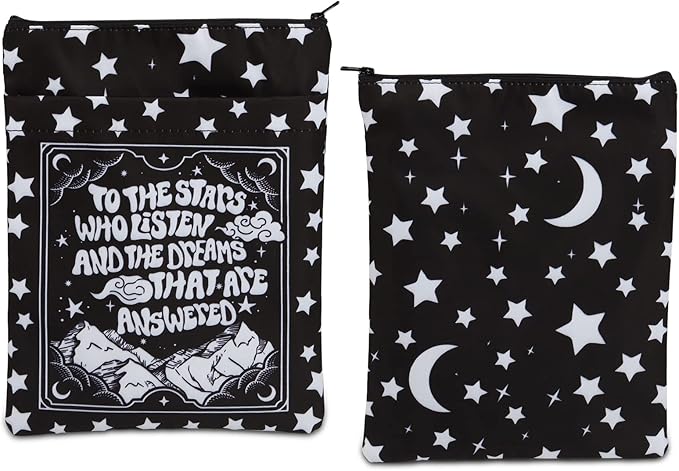 Crescent City Inspired Book Sleeve Velaris Gift Book Lovers Gifts Book Covers for Paperbacks Bookish Gift (to The Stars bs)