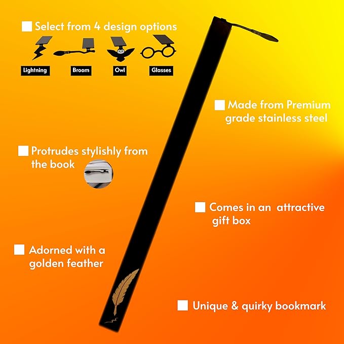 Broom Bookmark Magic Wand Bookmark Metal Bookmark for Witch Wizards Beautiful Bookmark for Girls, Boys, Kids, Book Club Gift Gifts Bookish Gifts for Book Lovers Wizard Bookmarks Teacher Gift (Broom)