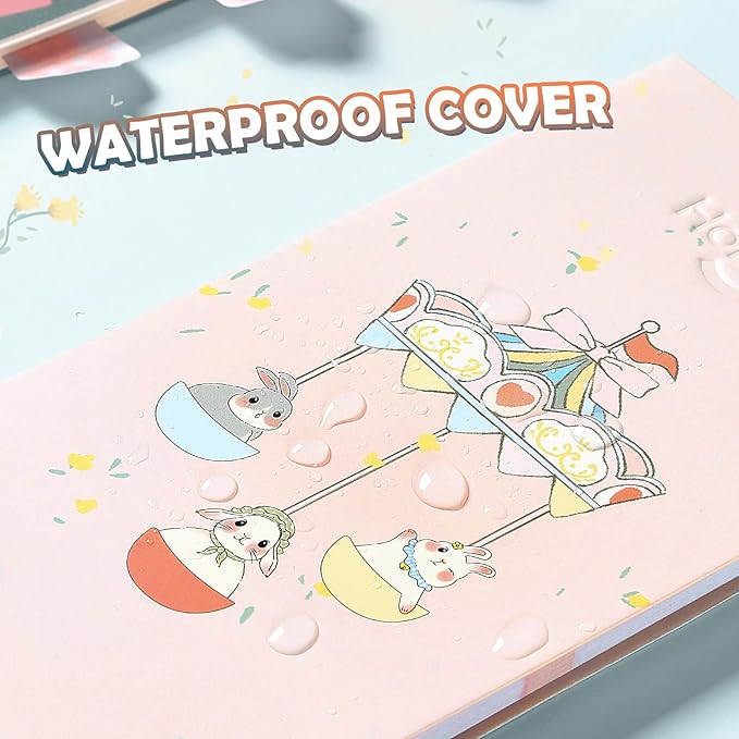 Hommie Cute Sticky Notes, Sticky Notes Set Planner Dividers Self-Stick Notes Pads Animal Divider Tabs Bundle Writing Memo for Home Office School Supplies