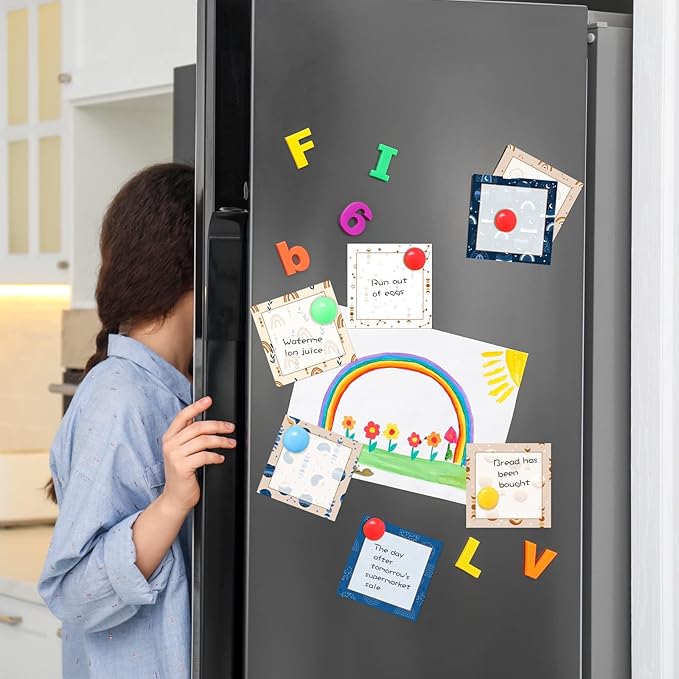 9 Pieces Boho Sticky Notes Boho Rainbow Self-Adhesive Note Pads Sticky Memo Notes for School Office Home Supplies Students Teachers Presents