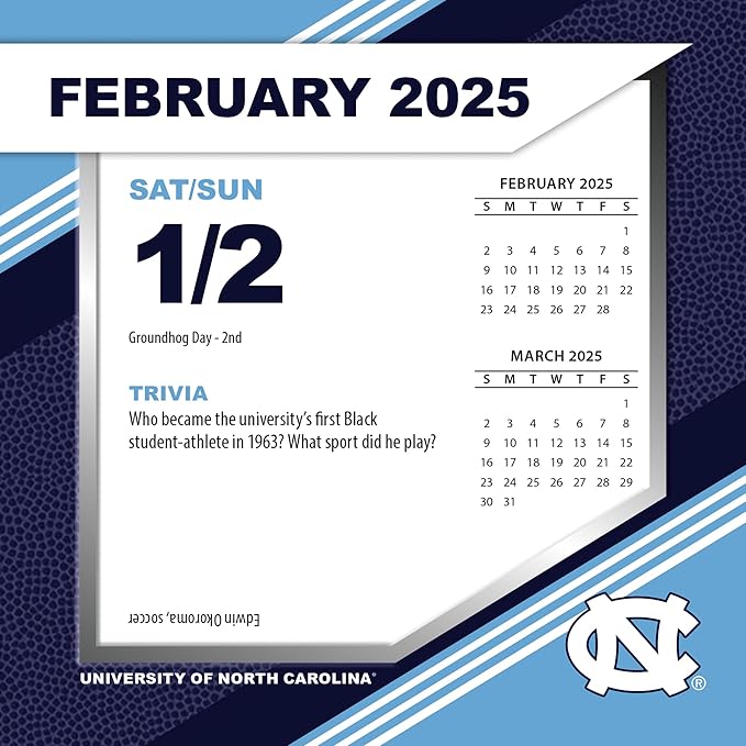 Turner Sports UNC Tar Heels 2025 Box Calendar (25998053116)