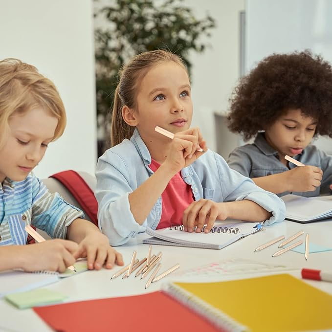 Yexiya Golf Pencils Bulk Half 2 HB 3.5 Pre Sharpened Hexagonal Yellow Wood Mini Pencils for Kids School Classroom Baby Shower Bridal Wedding Office Supplies(2000 Pcs)