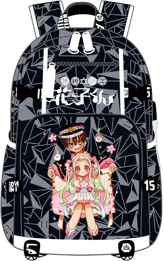 ISaikoy Anime Toilet Bound Hanako kun Backpack Satchel Bookbag Daypack School Bag Laptop Shoulder Bag Style22