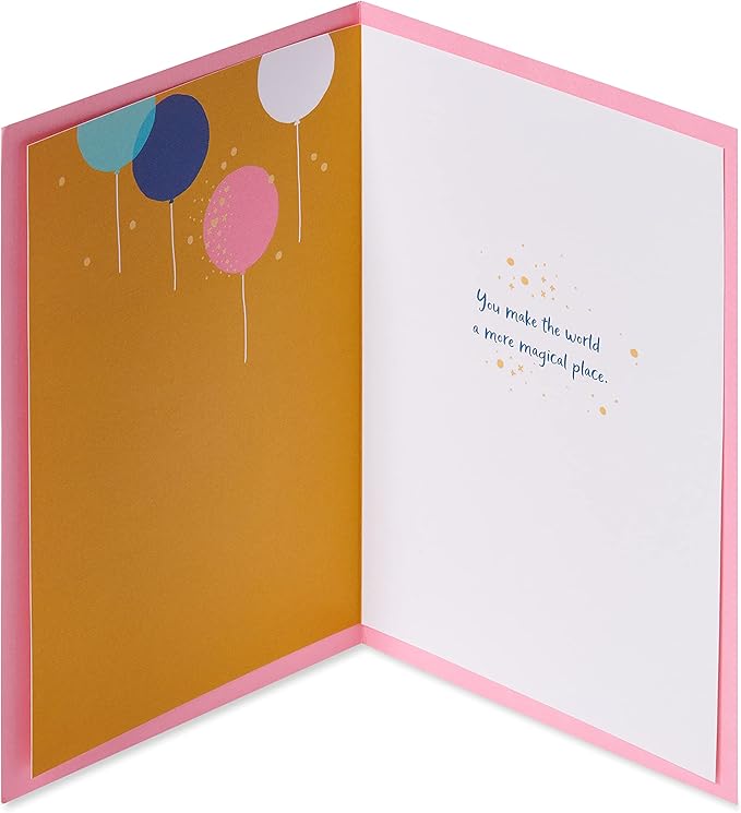 American Greetings Birthday Card for Wife (You Make the World a Magical Place)
