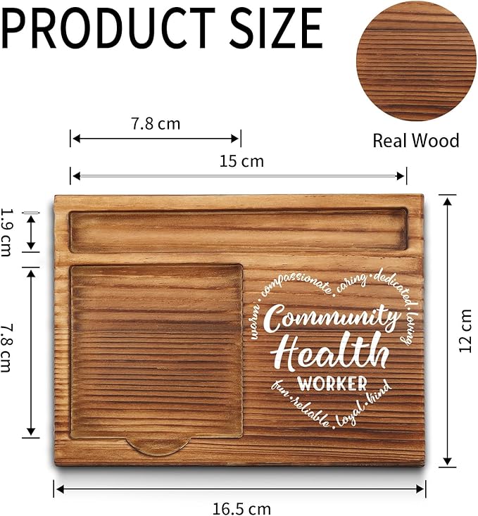 Community Health Worker Gifts, Community Health Worker Appreciation Gifts, Thank You Gifts for Community Health Worker, Health Care Worker Desk Self-Stick Note Pad Holders GSH14