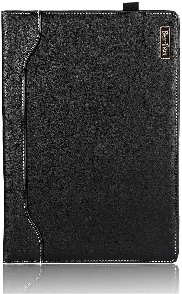 Laptop Case Cover Compatible with Dell Inspiron 14 5400 5406 5485 7400 7472 7460 14 inch Notebook Sleeve PU Leather Stand Hard Protective Skin