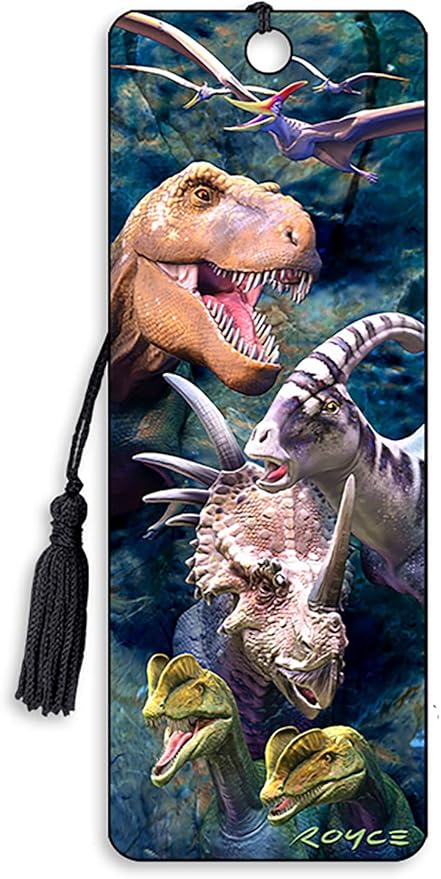 3D Royce Bookmark by Artgame - Dinosaurs