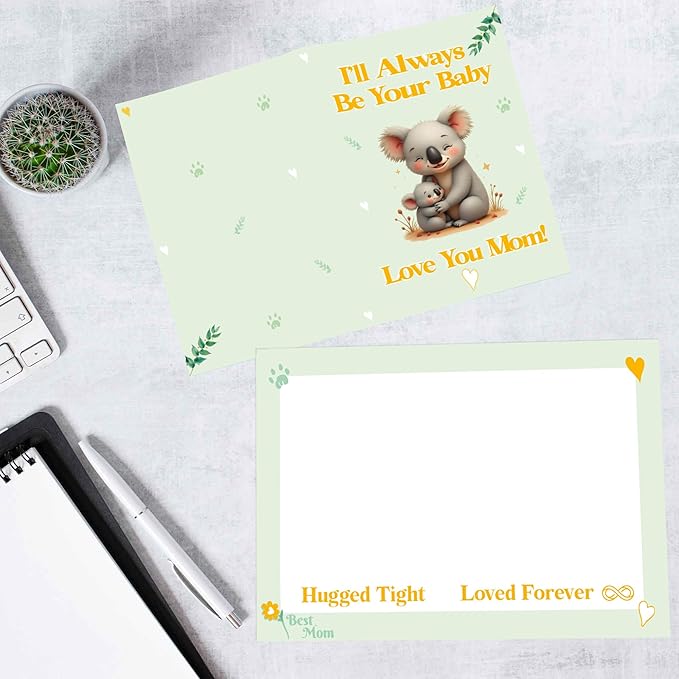 Cheerin Mother's Day Card for Mom - Heartfelt Mother's Day Greeting Card with Envelope - Perfect for Mother, Stepmom or Grandma from Daughter or Son