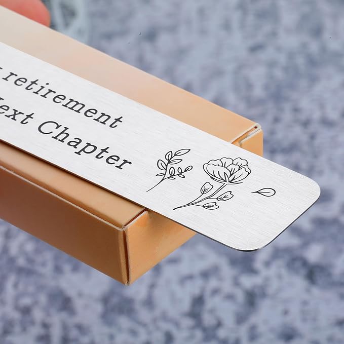 Retirement Gifts for Women Happy Retirement Bookmark Gift for Women Female Christmas Thank You Gifts for Teacher Coworker Friends Retirement Gifts for Employee Boss Leader Retirement Leaving Gift