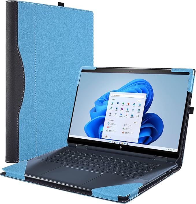 Laptop Sleeve for HP Spectre X360 16-f 16t-f Envy 16-h/Laptops HP 15z-ef2000 Touch optional/15 The 200 Touch /15-dy5097nr/15-dy2096nr / 15-bp 15-ds 15-dr Computer Bag (15.6inch, Sky Blue)