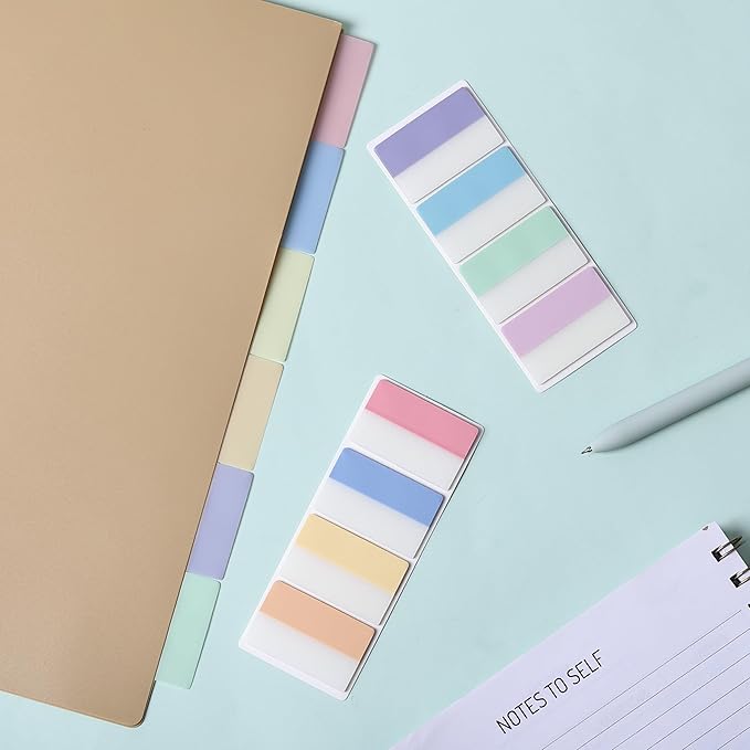 Mr. Pen- Sticky Index Tabs, 240 Pcs, Colorful Sticky Tabs for Notebooks, Page Markers, Page Tabs for Binders, Page Tabs Sticky Tabs for Books, Notebook Tabs, Book Sticky Tabs for Notebooks