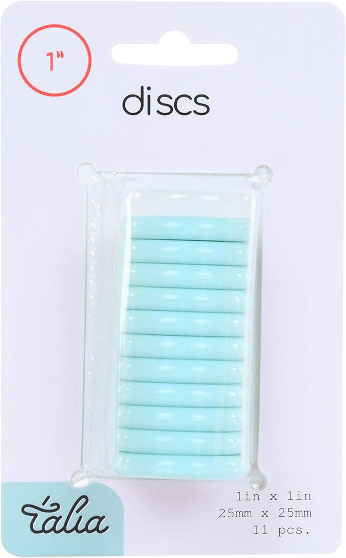 Talia Discbound Notebook - Discs (Summer Blue, 1Inch)