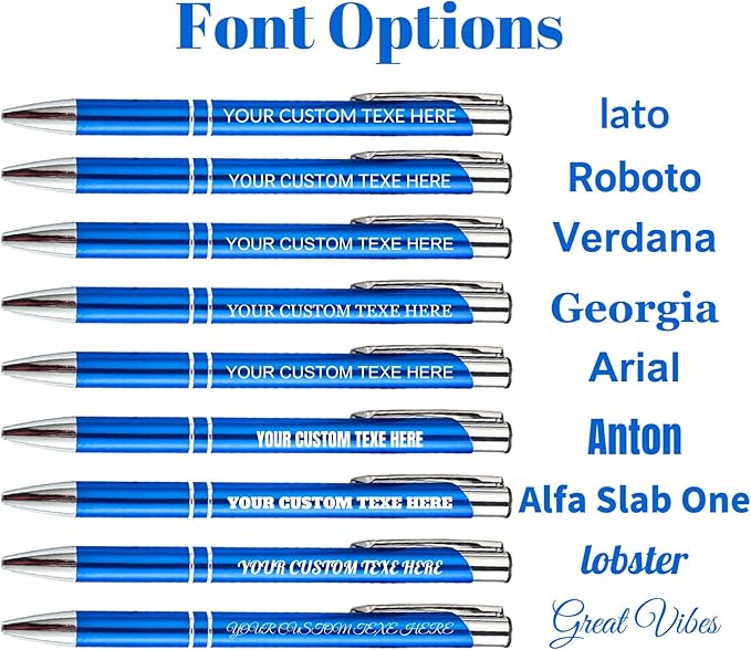 Up to 480 Pcs Personalized Pens with Name Custom Pen with Engraved Text Aluminium Black Ink Retractable Black Ballpoint Pen Customized Pens Bulk For Bussiness-Great Gift Ideas