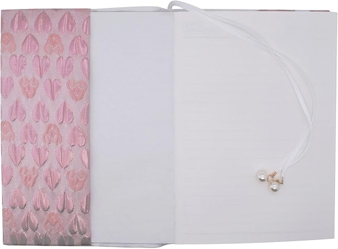 BLBMH A5 Book Covers for Paperbacks Love Adjustable Fabric Book Sleeve Cover Protector Fit for 5.5x8.2 inch Hardcover Softcover Book Novels Notebook - BC33 Pink