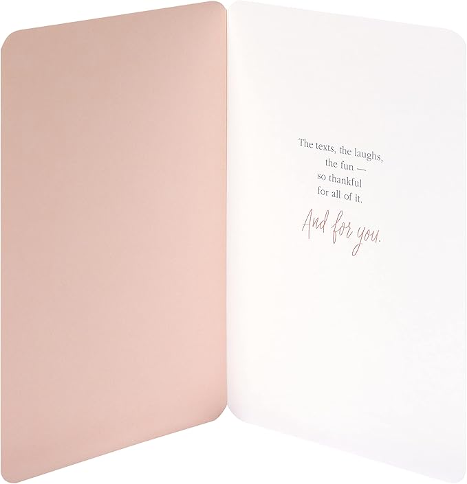 American Greetings Friendship Card (Thankful For All of It)