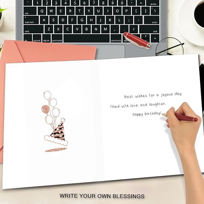 100th Birthday Card, 100th Birthday Decorations for Women, 100th Birthday Gifts for Grandma, Back in 1925 Birthday Card, Rose Gold