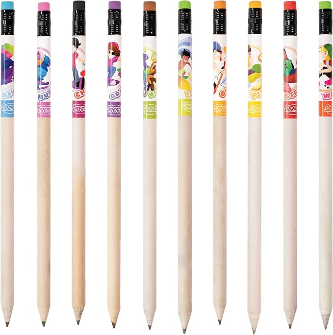 X-Treme Sports Smencils - Patented Gourmet Scented Pencils, 5 Count, Gifts for Kids, School Supplies, Classroom Rewards, Party Favors