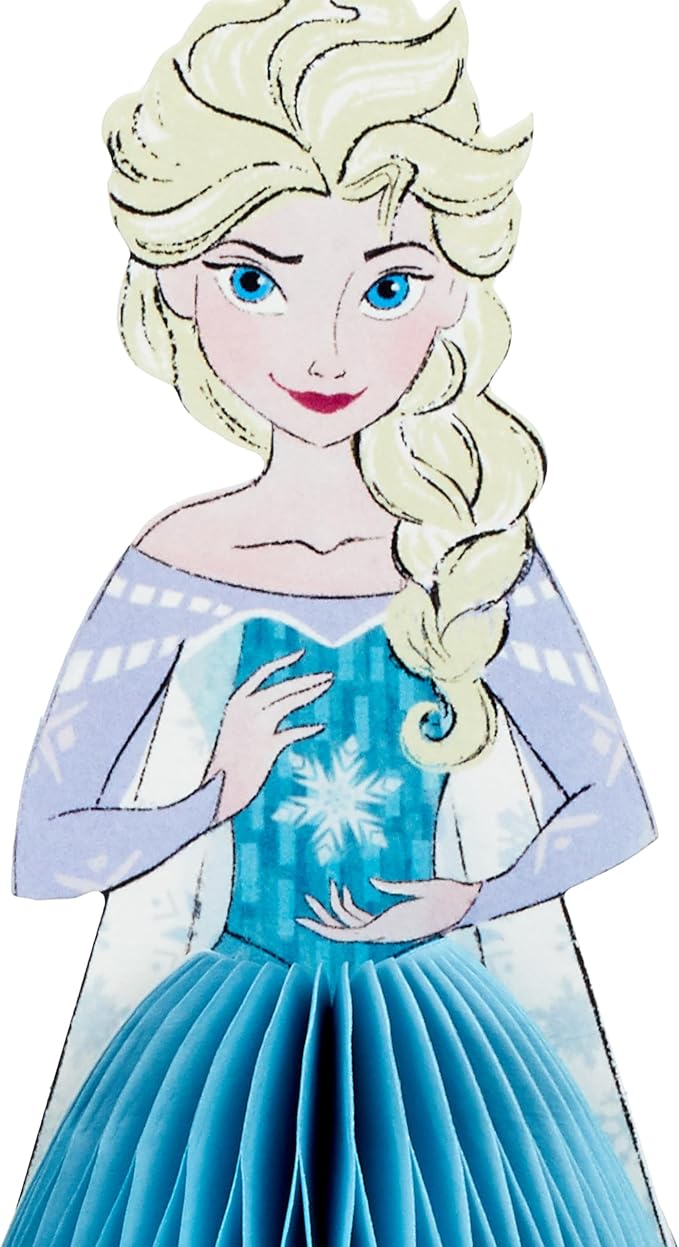 Hallmark Paper Wonder Frozen Disney Princess Pop Up Birthday Card (Honeycomb Elsa) for Birthdays, Encouragement, All Occasions